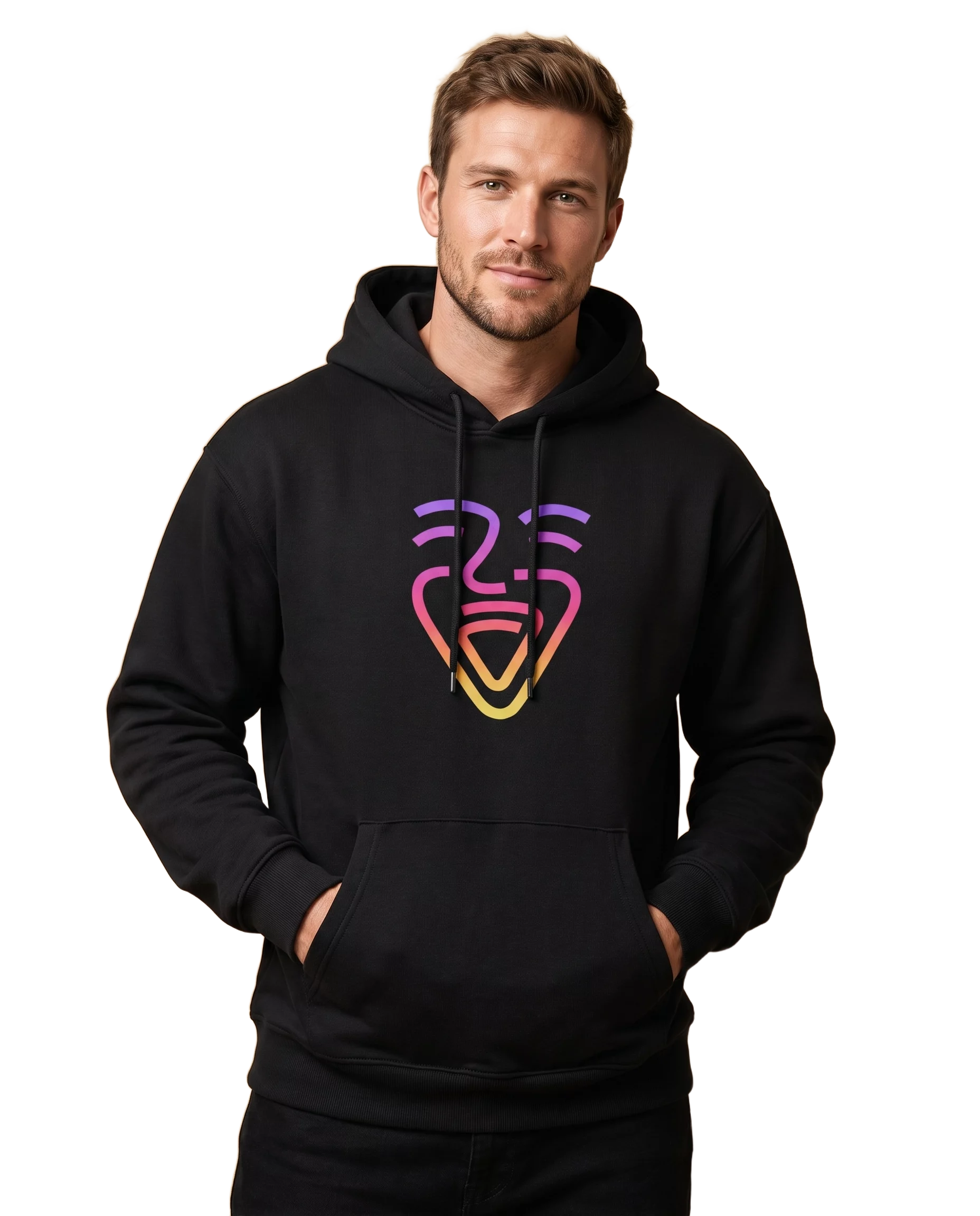 OneFam Logo Hoodie – Model (Mann)