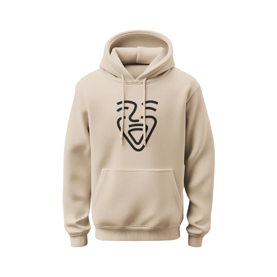 Logo Black Hoodie – Latte