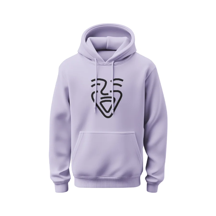 Logo Black Hoodie – Lavender