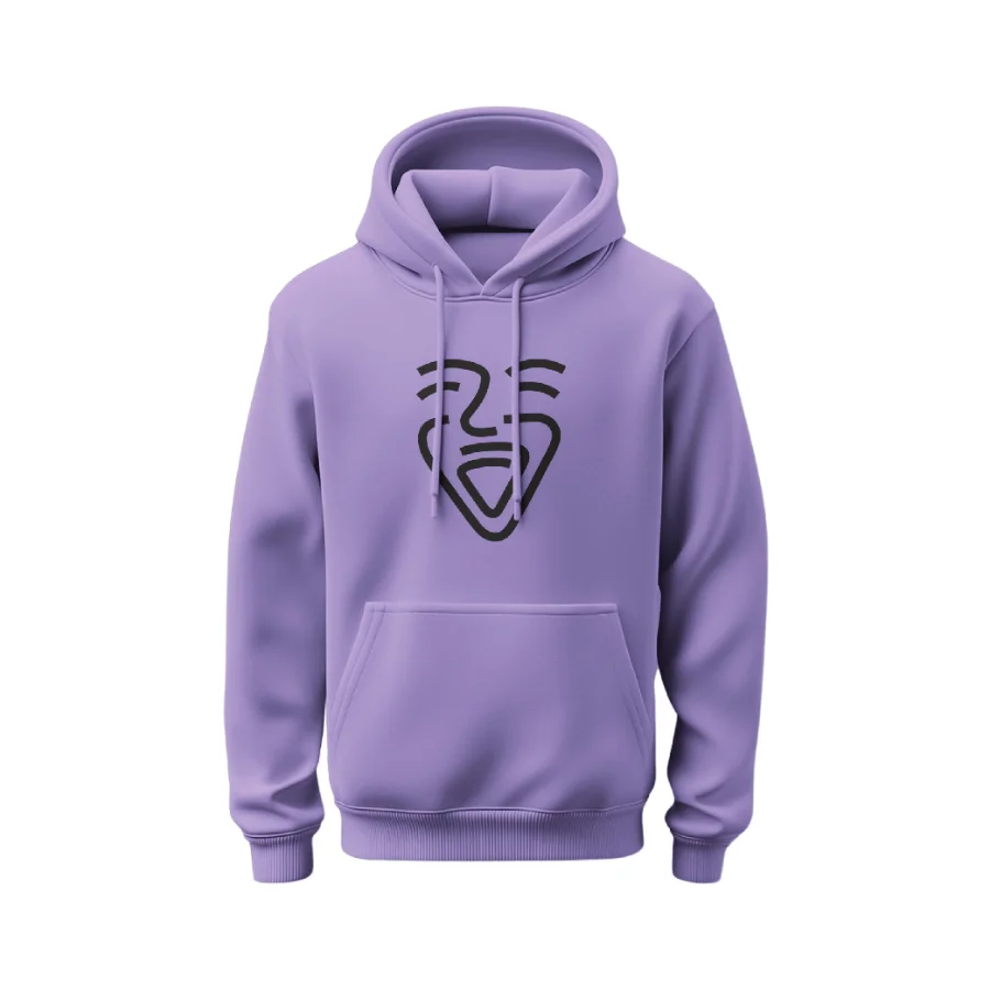 Logo Black Hoodie – Purple Love