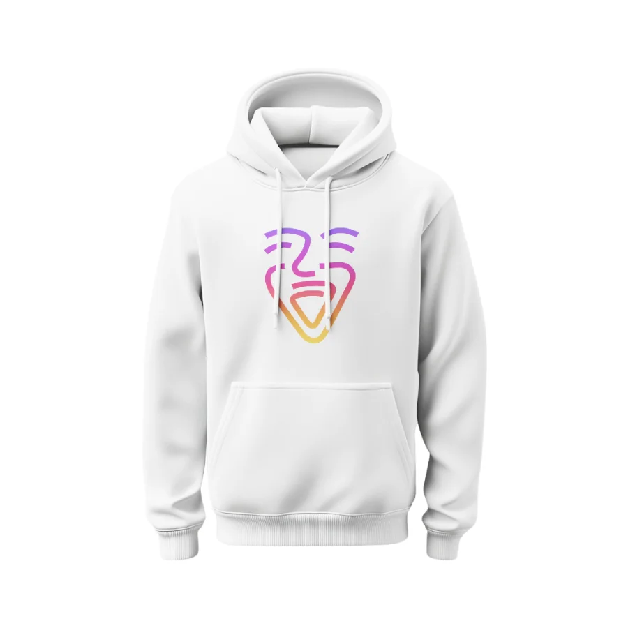 OneFam Logo Hoodie – White