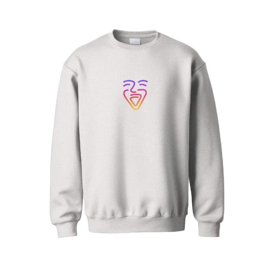 OneFam Logo Sweater – Cool Heather Grey
