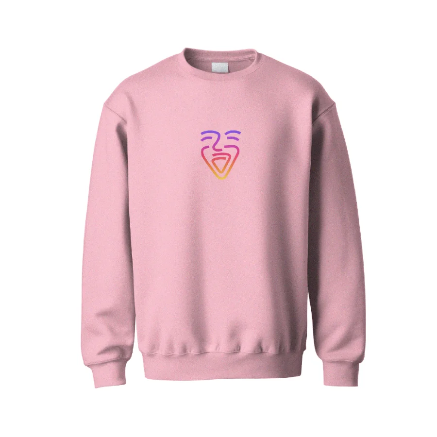 OneFam Logo Sweater – Cotton Pink