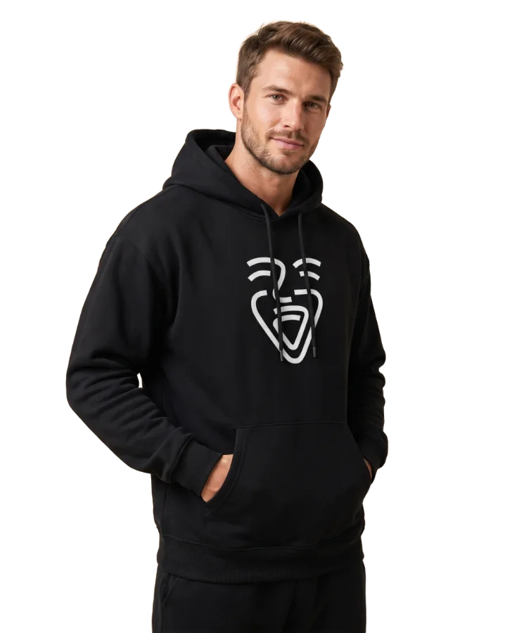 OneFam White Logo Hoodie