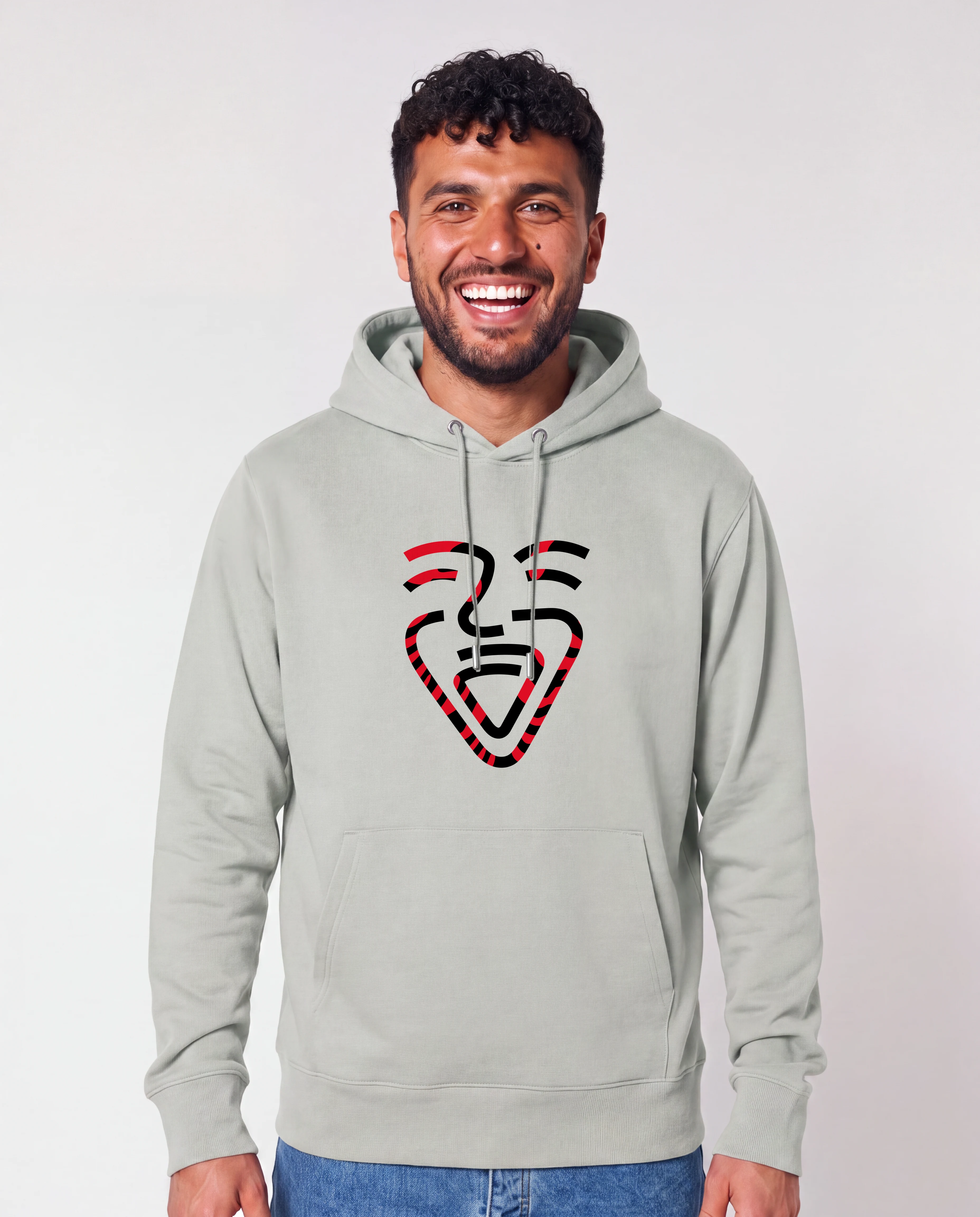 Albanien Hoodie Aloe – Mann frontal