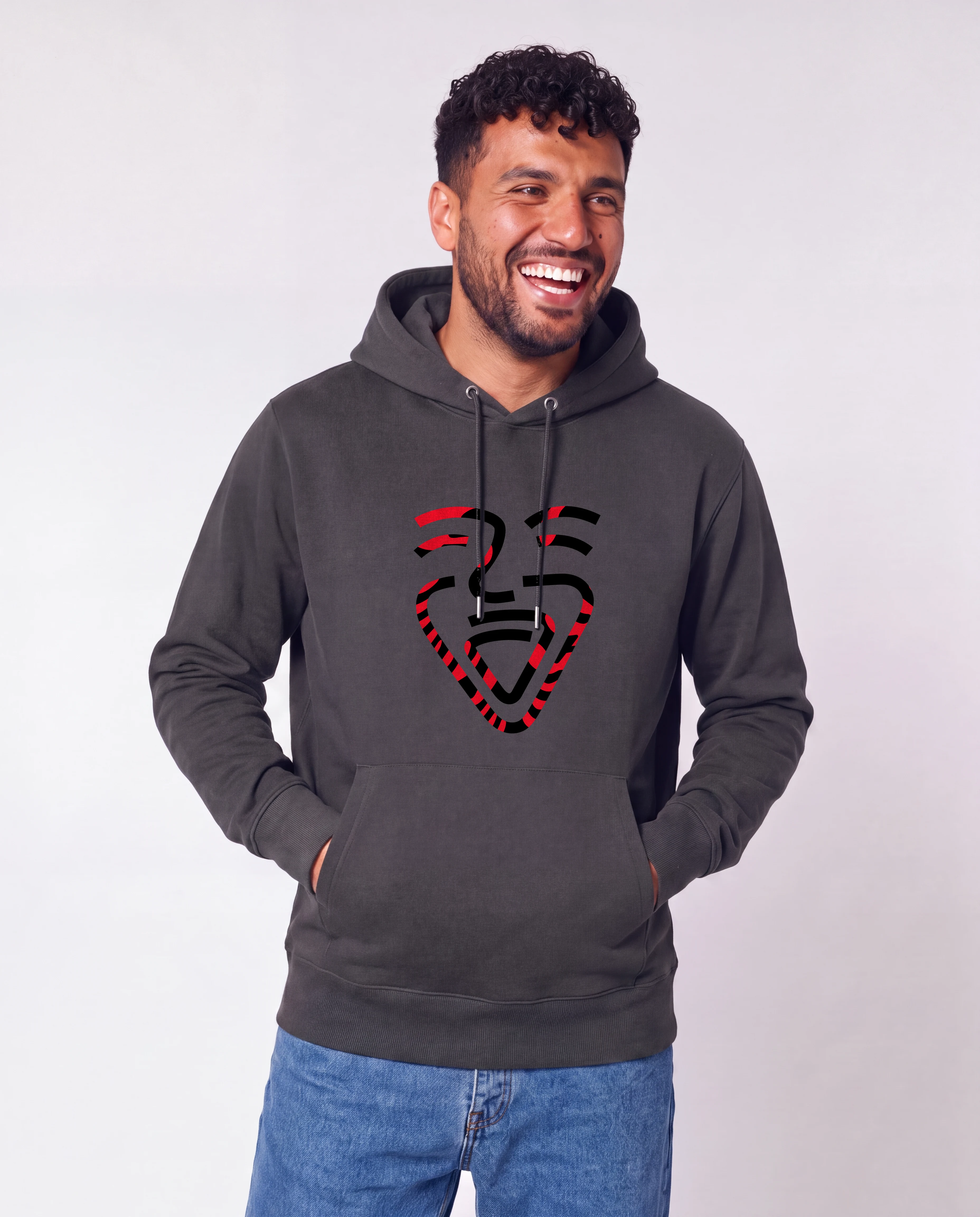 Albanien Hoodie Anthracite – Mann Taschen