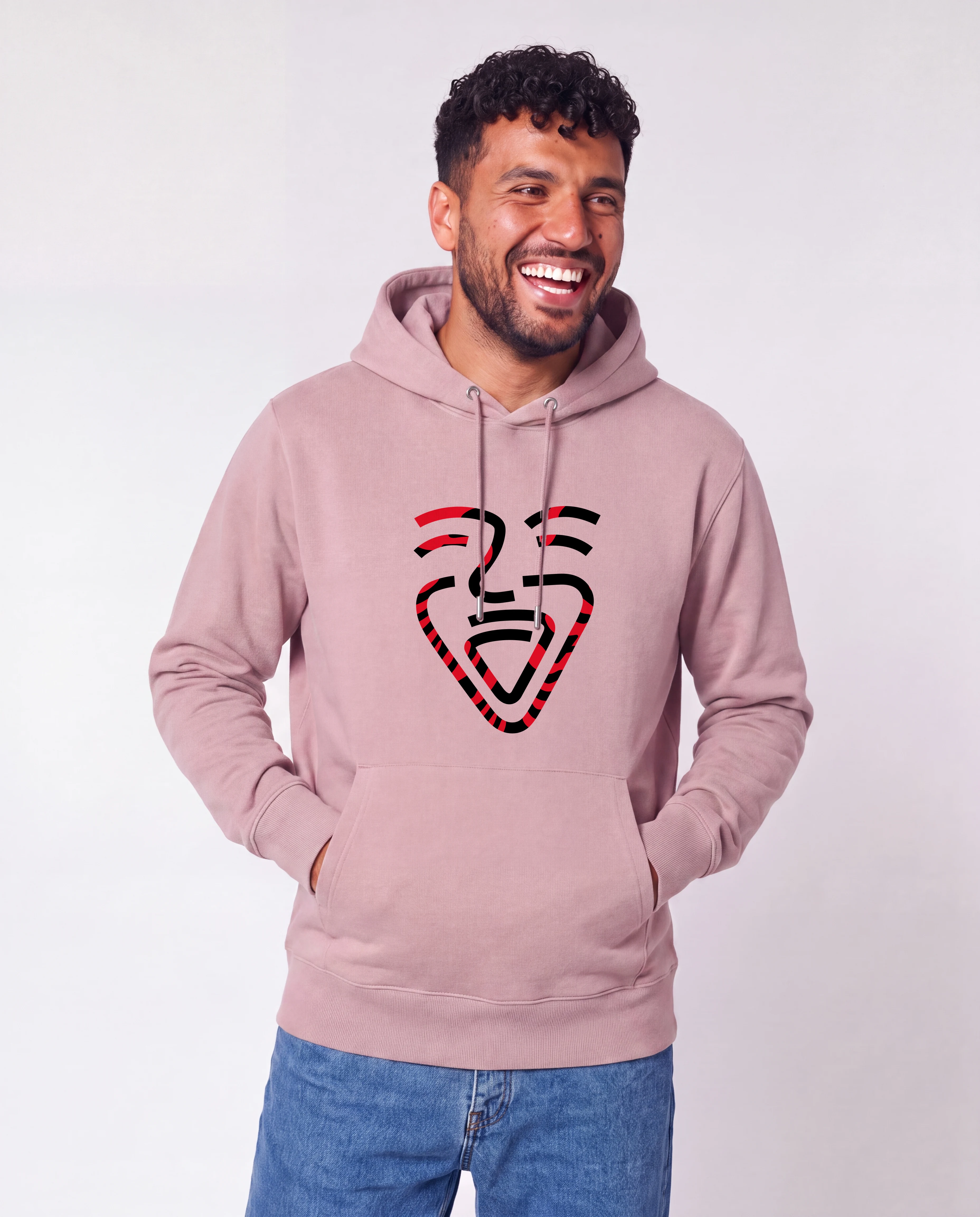 Albanien Hoodie CottonPink – Mann Taschen