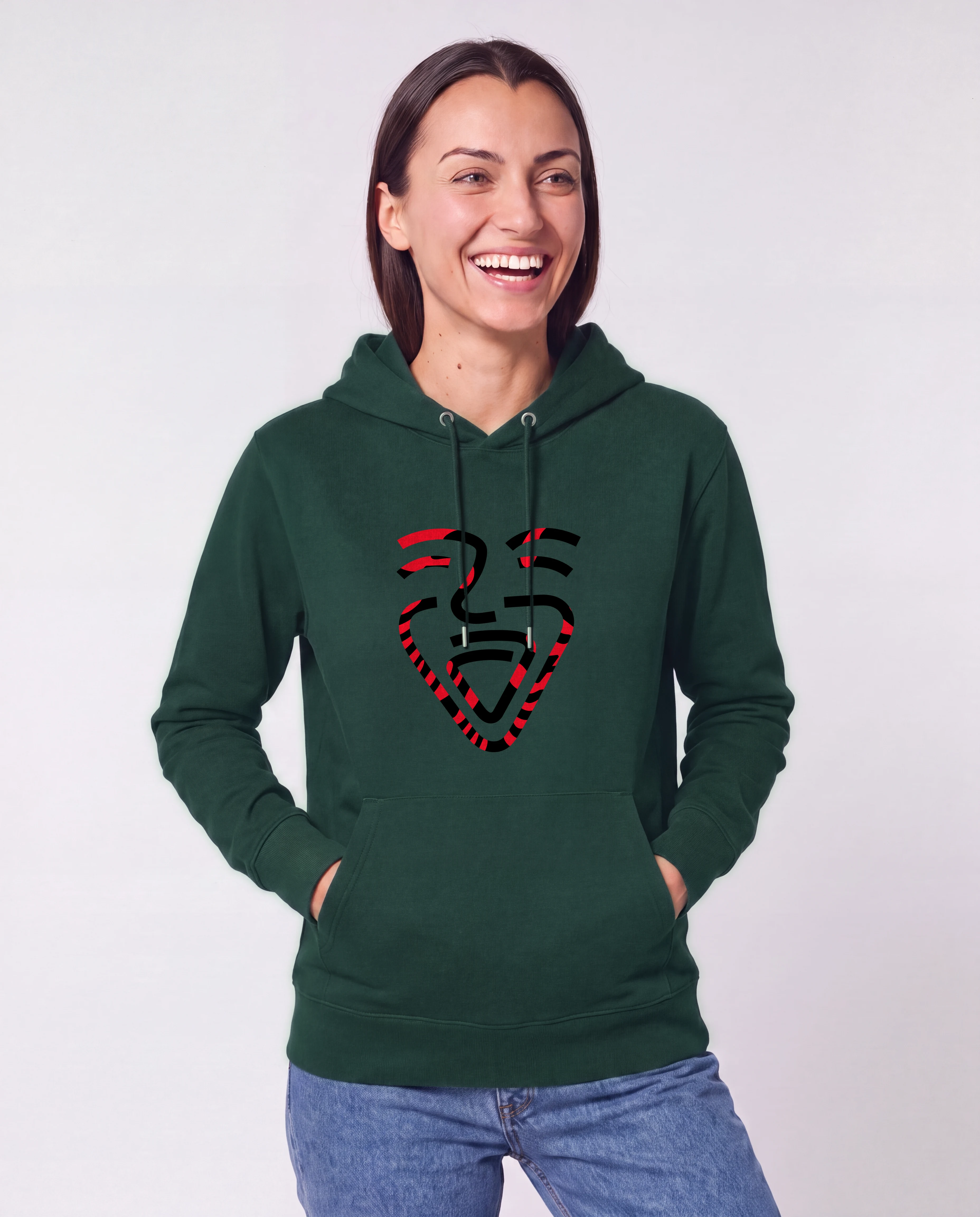 Albanien Hoodie GlazedGreen – Frau Taschen