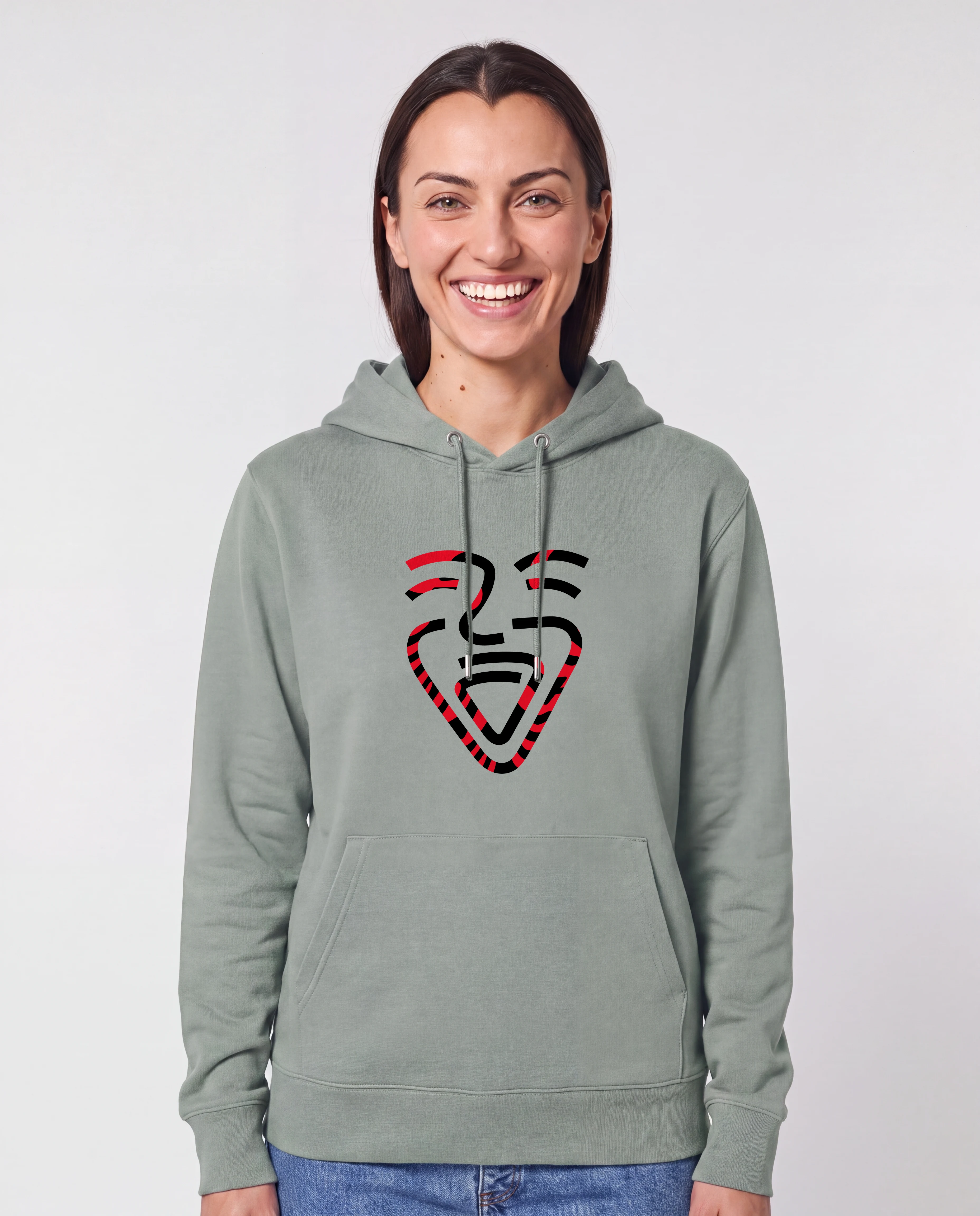 Albanien Hoodie GreenBay – Frau frontal