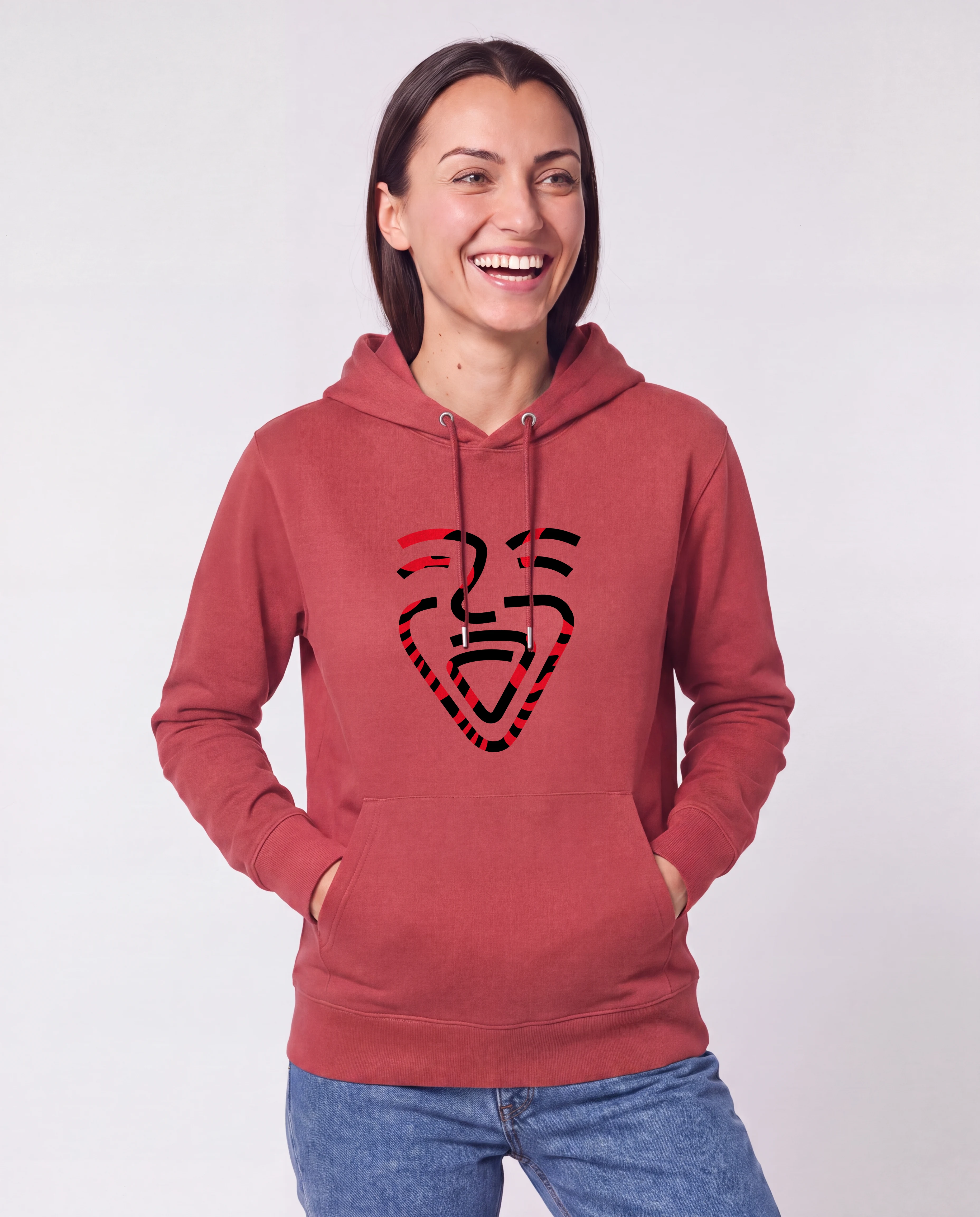 Albanien Hoodie Red – Frau Taschen