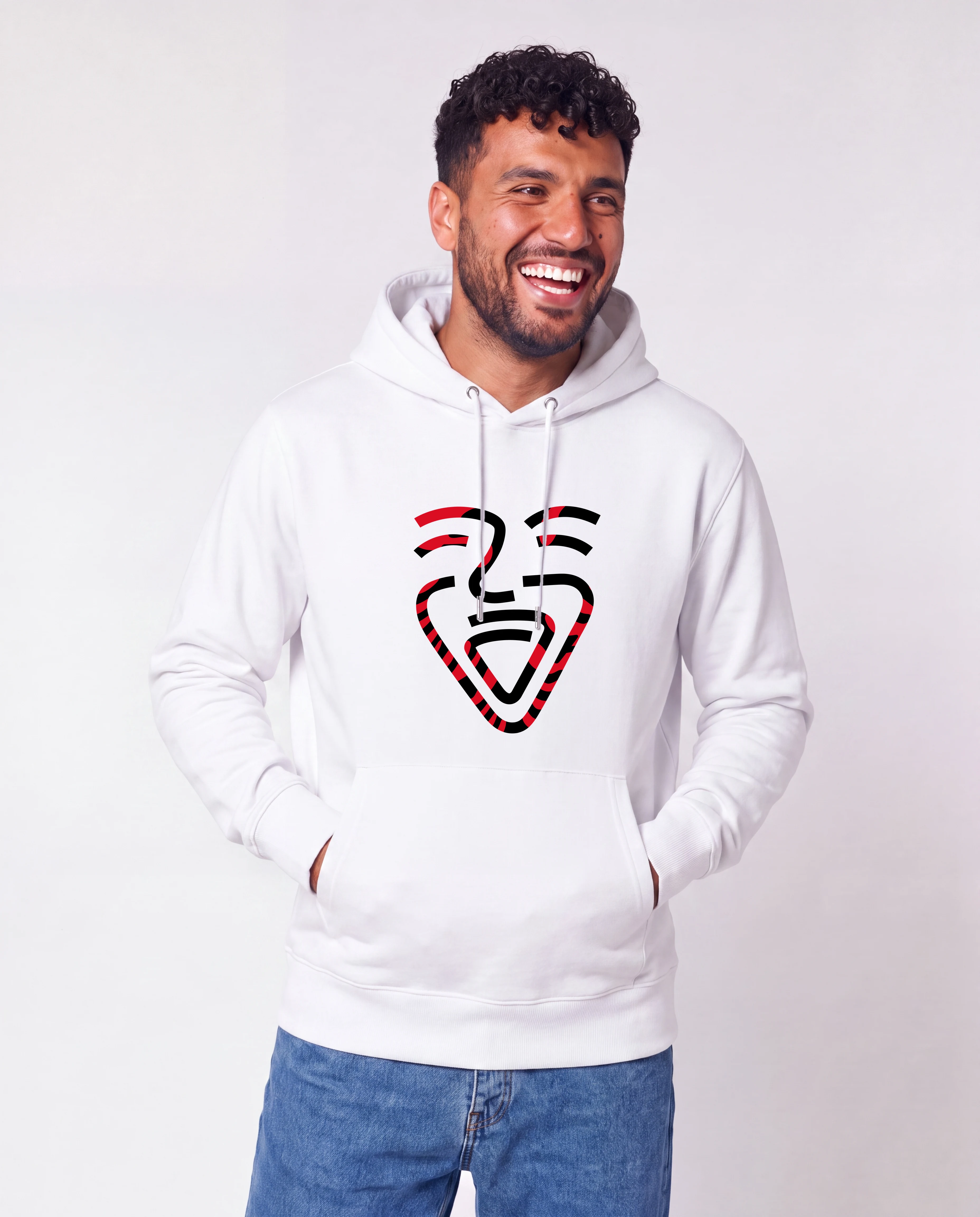 Albanien Hoodie White – Mann Taschen