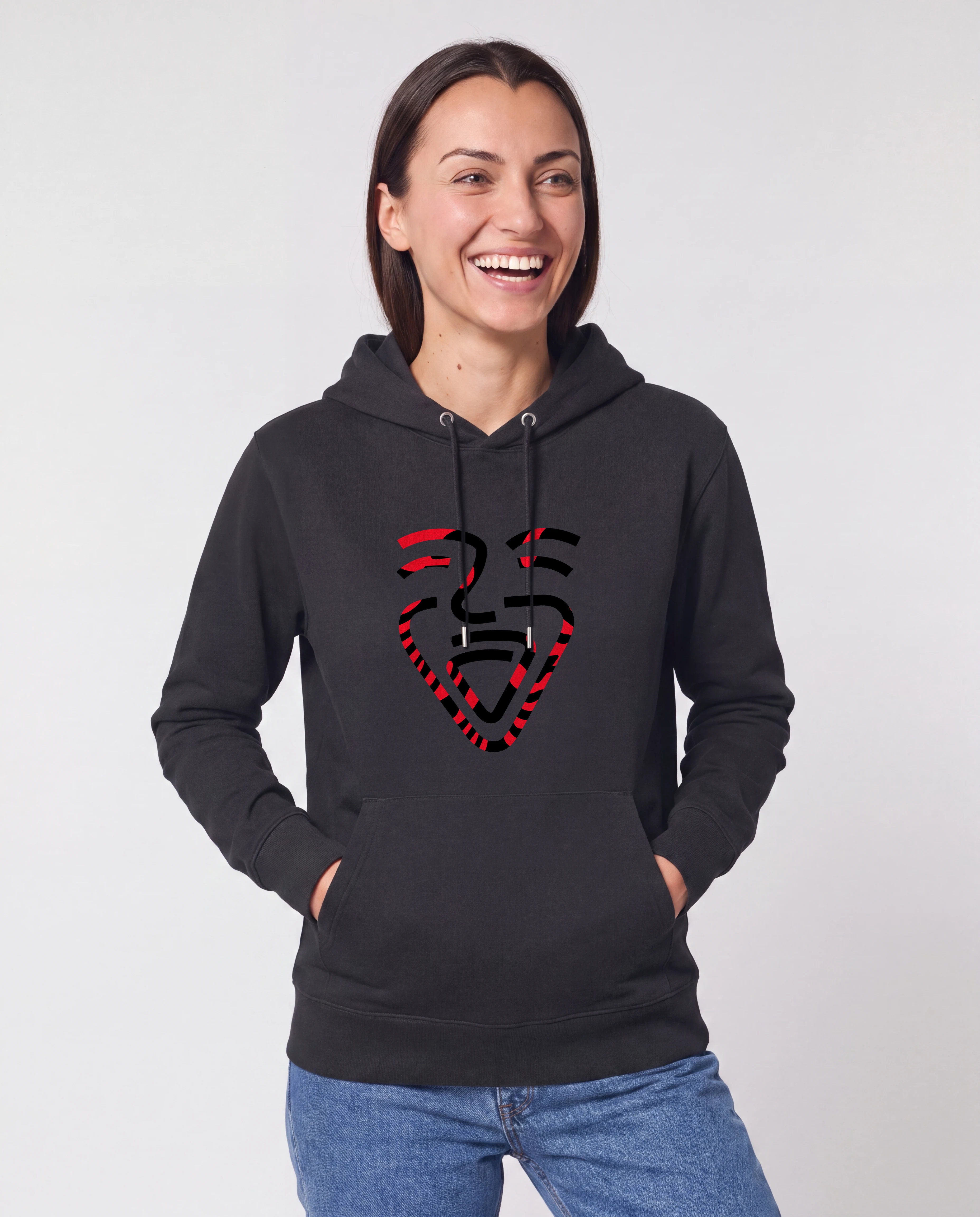 Albanien Hoodie schwarz – Frau Taschen