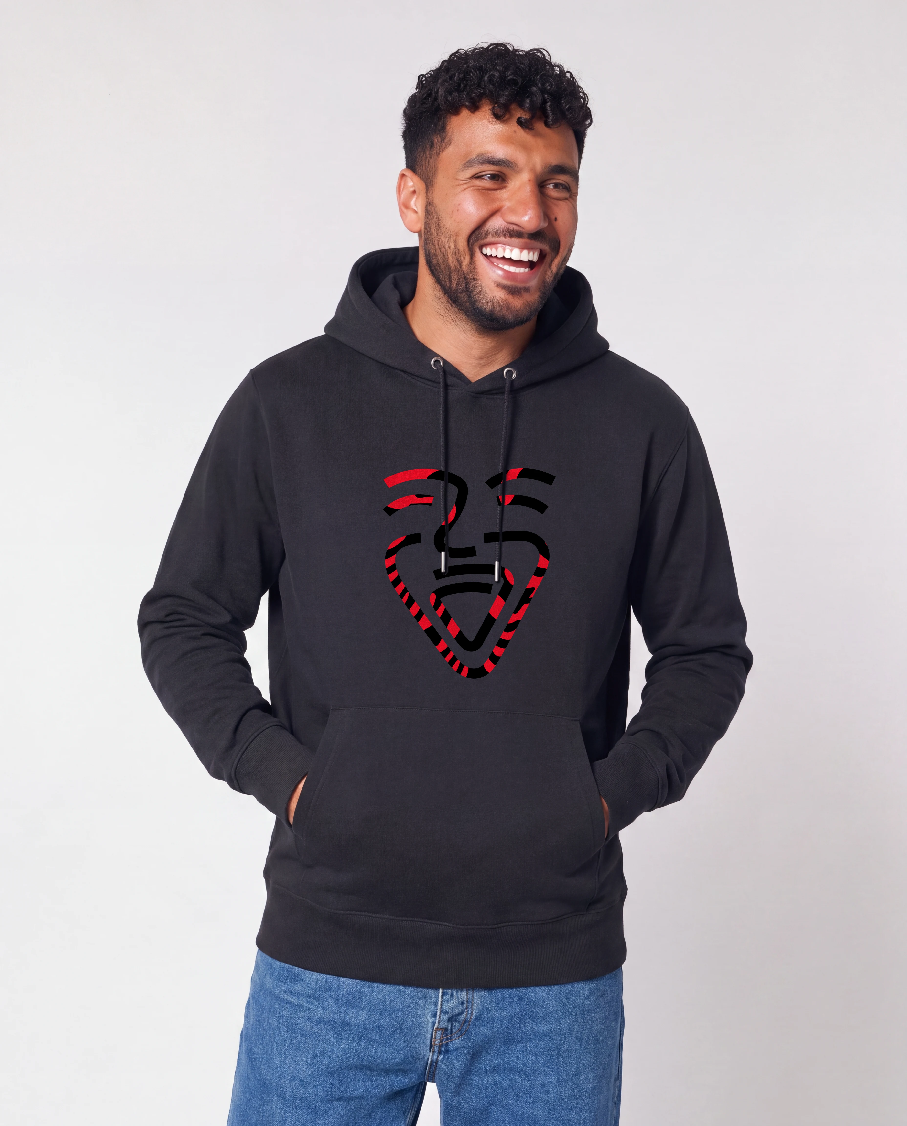 Albanien Hoodie schwarz – Mann Taschen