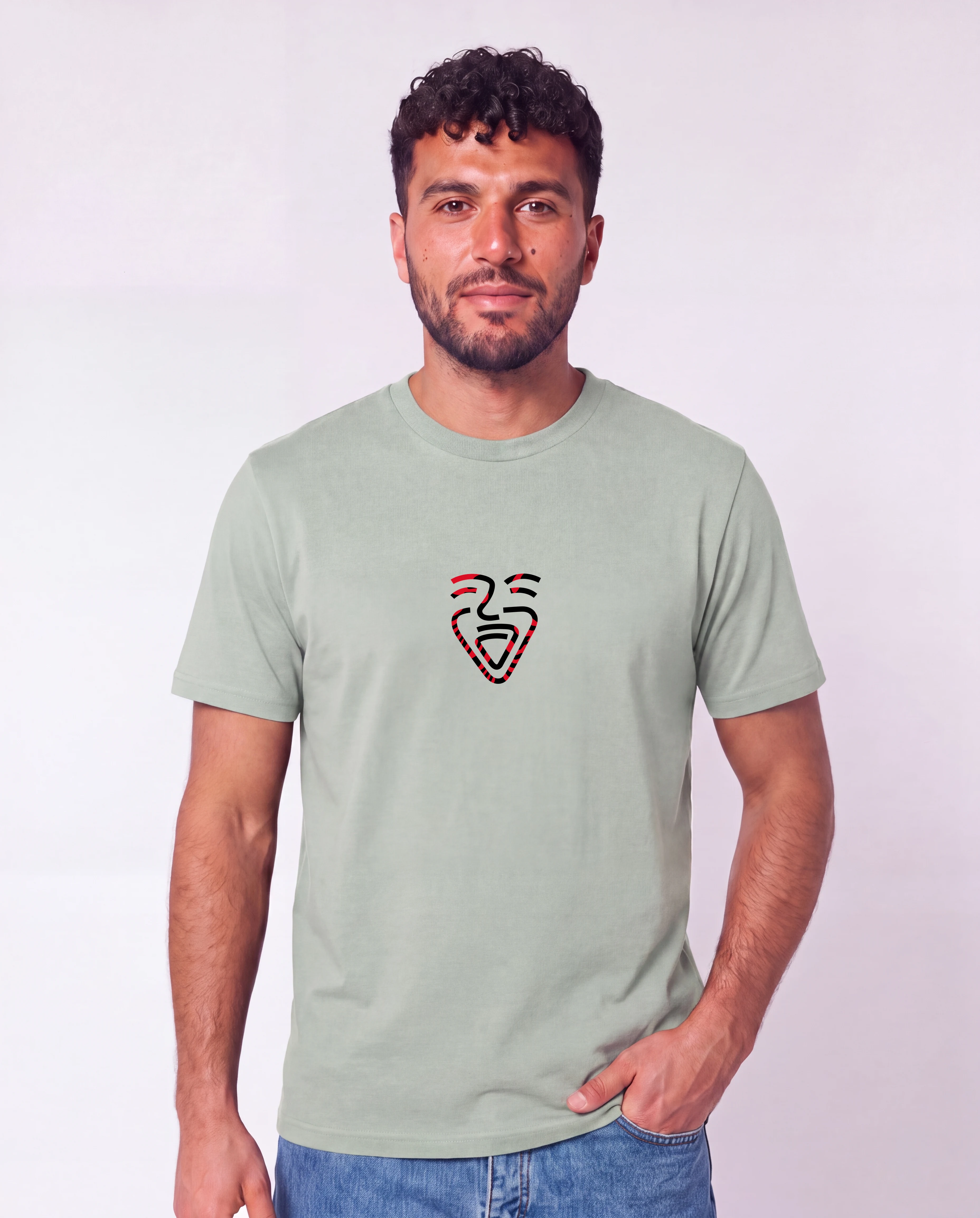 Albanien Shirt Aloe – Mann Hüfte