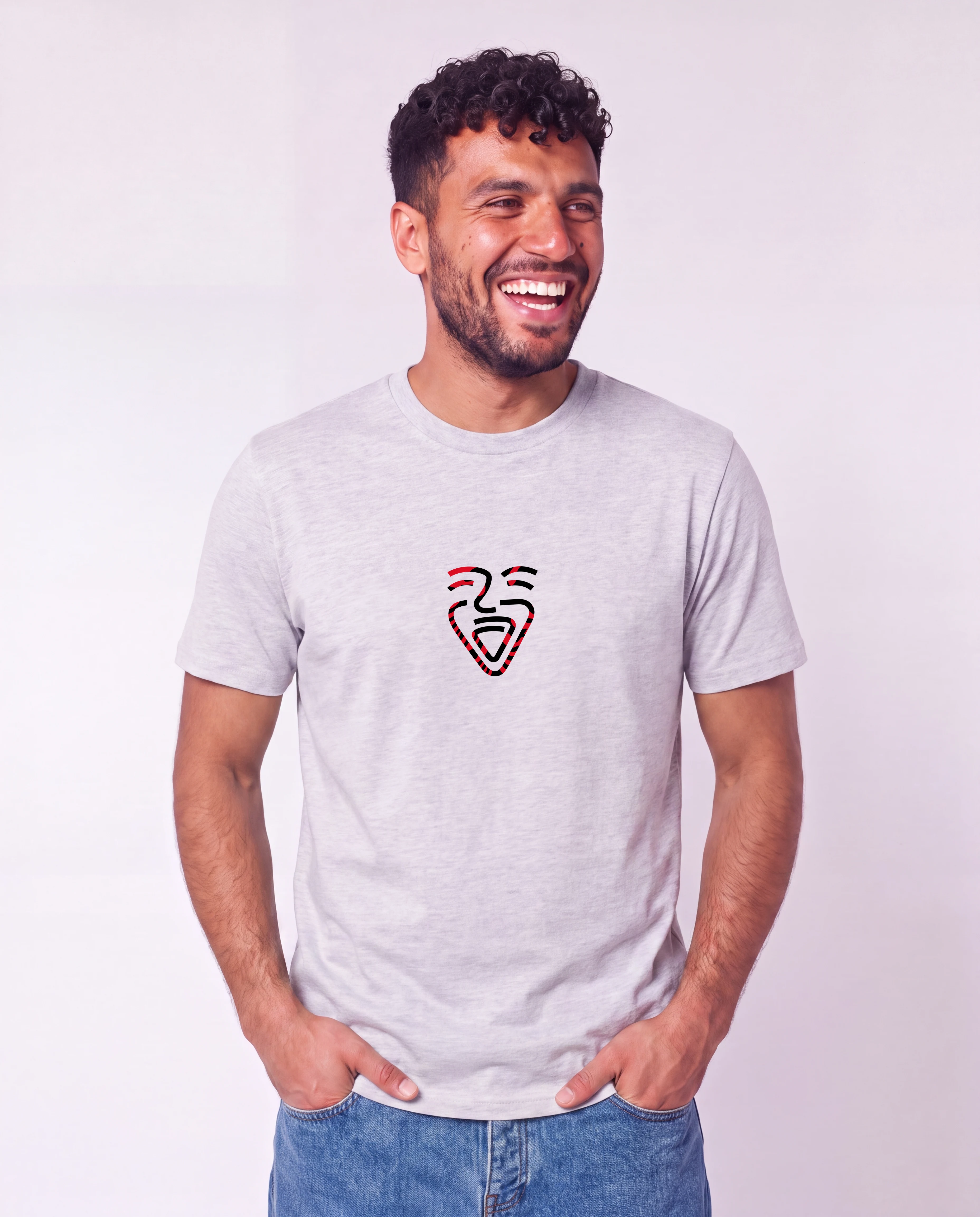 Albanien Shirt CoolHeatherGrey – Mann Taschen
