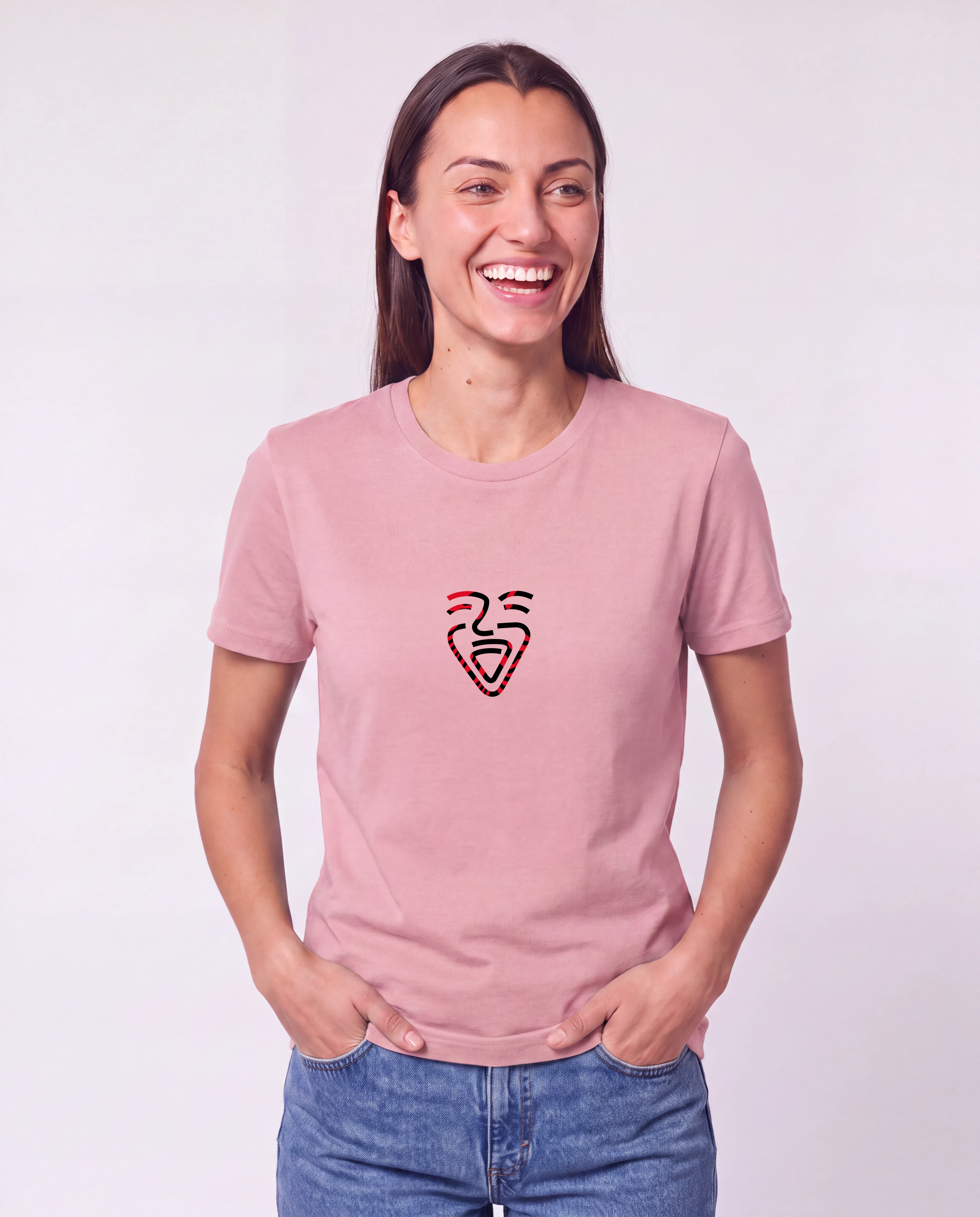 Albanien Shirt CottonPink – Frau Taschen