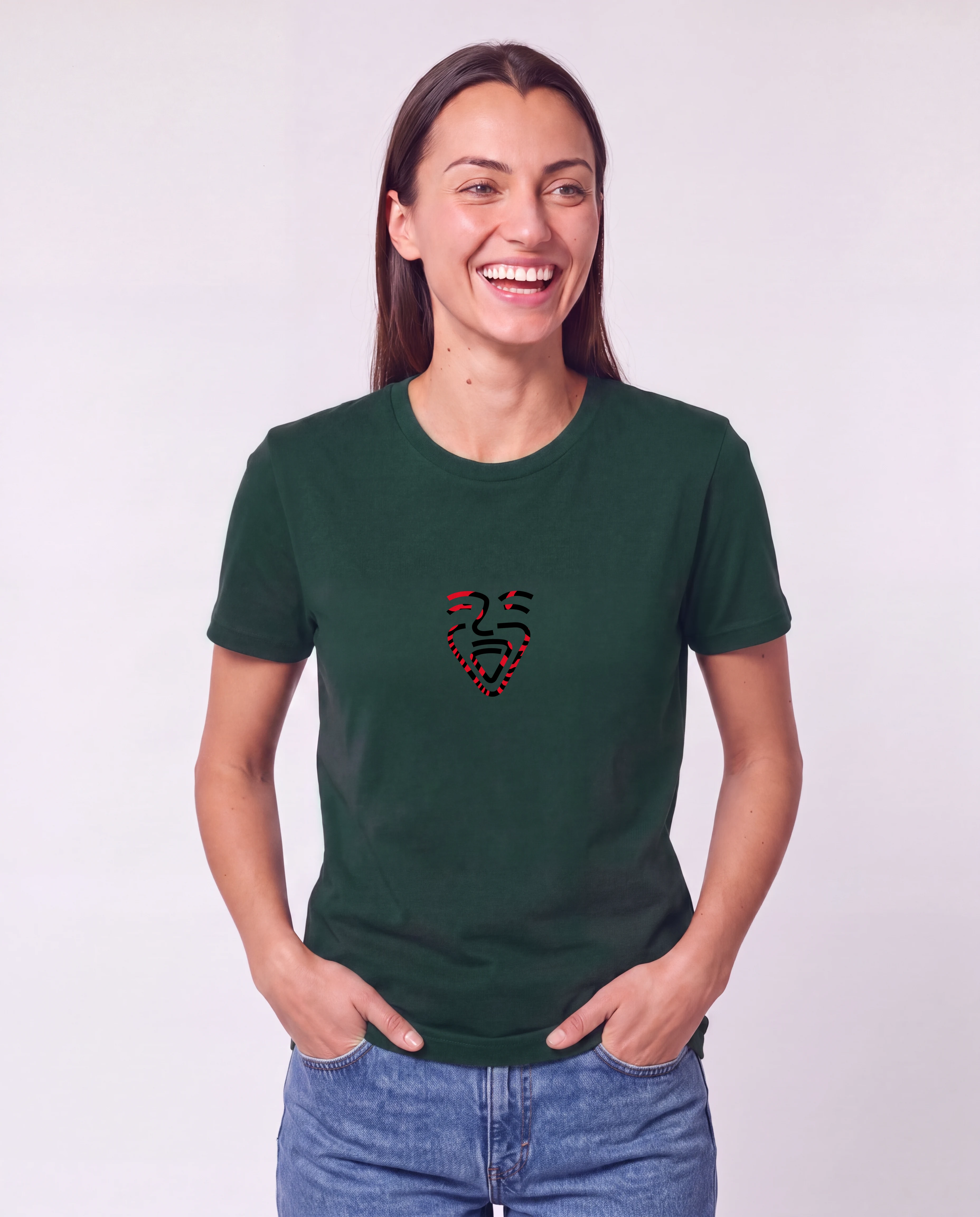 Albanien Shirt GlazedGreen – Frau Taschen