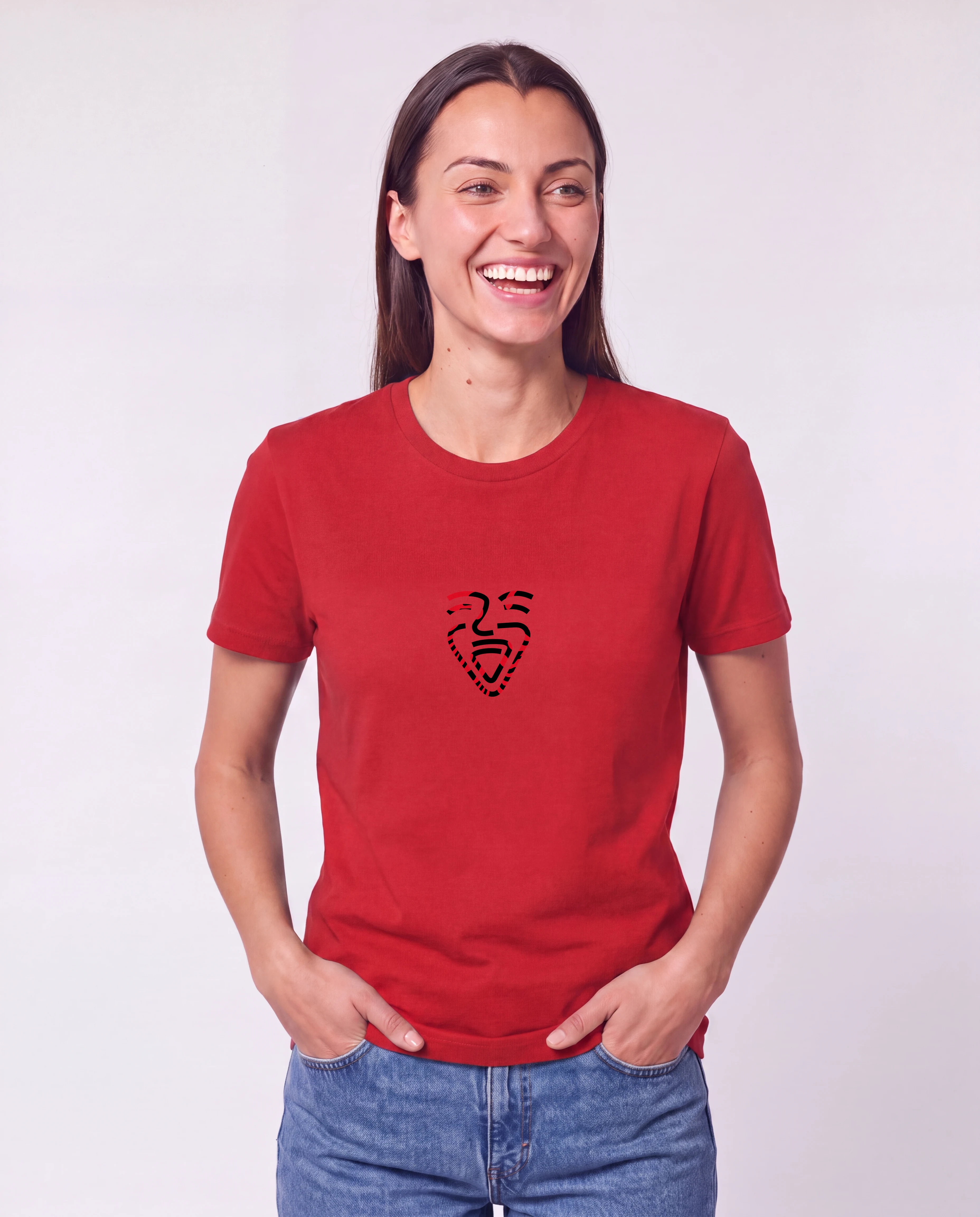 Albanien Shirt Red – Frau Taschen