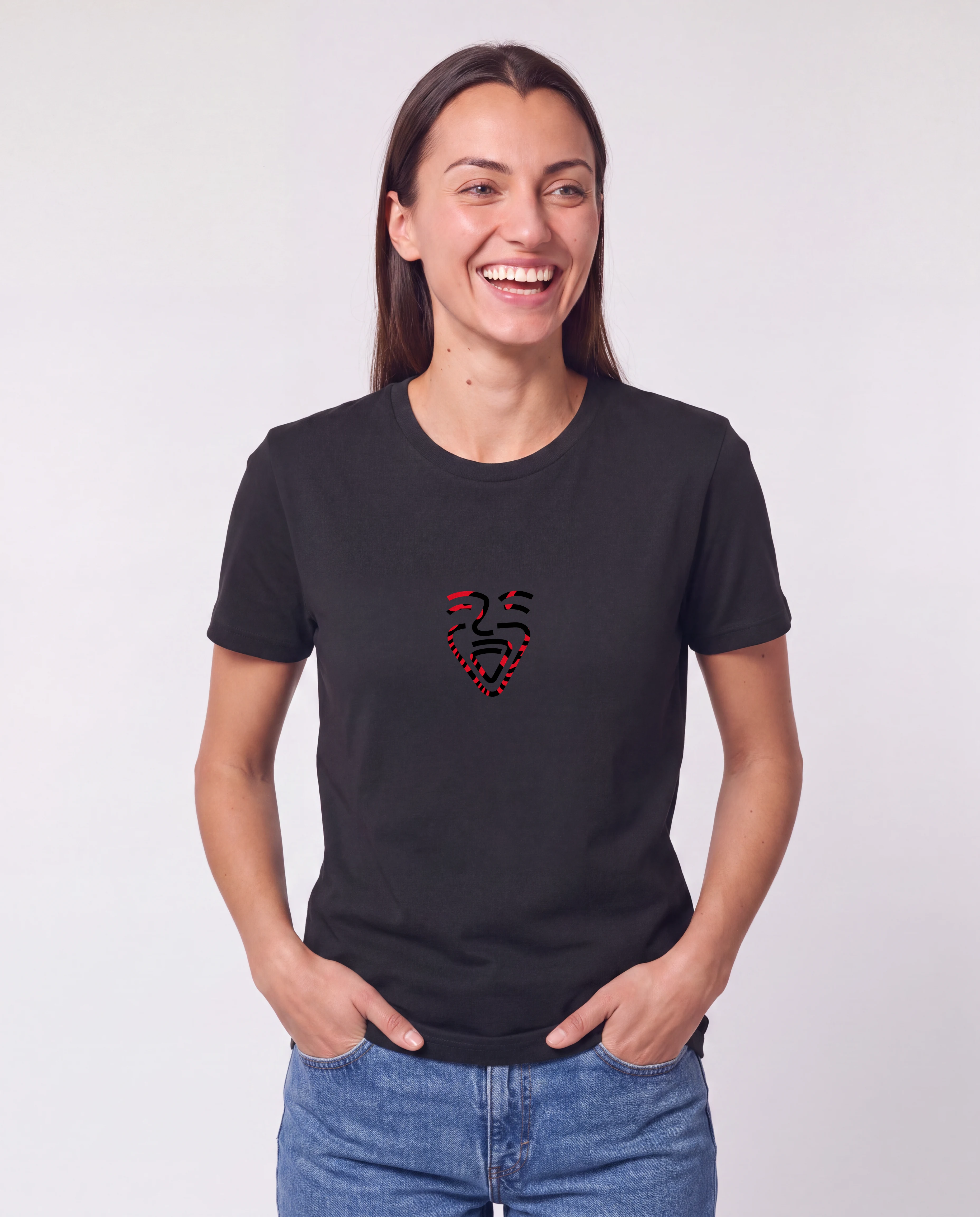 Albanien Shirt schwarz – Frau Taschen
