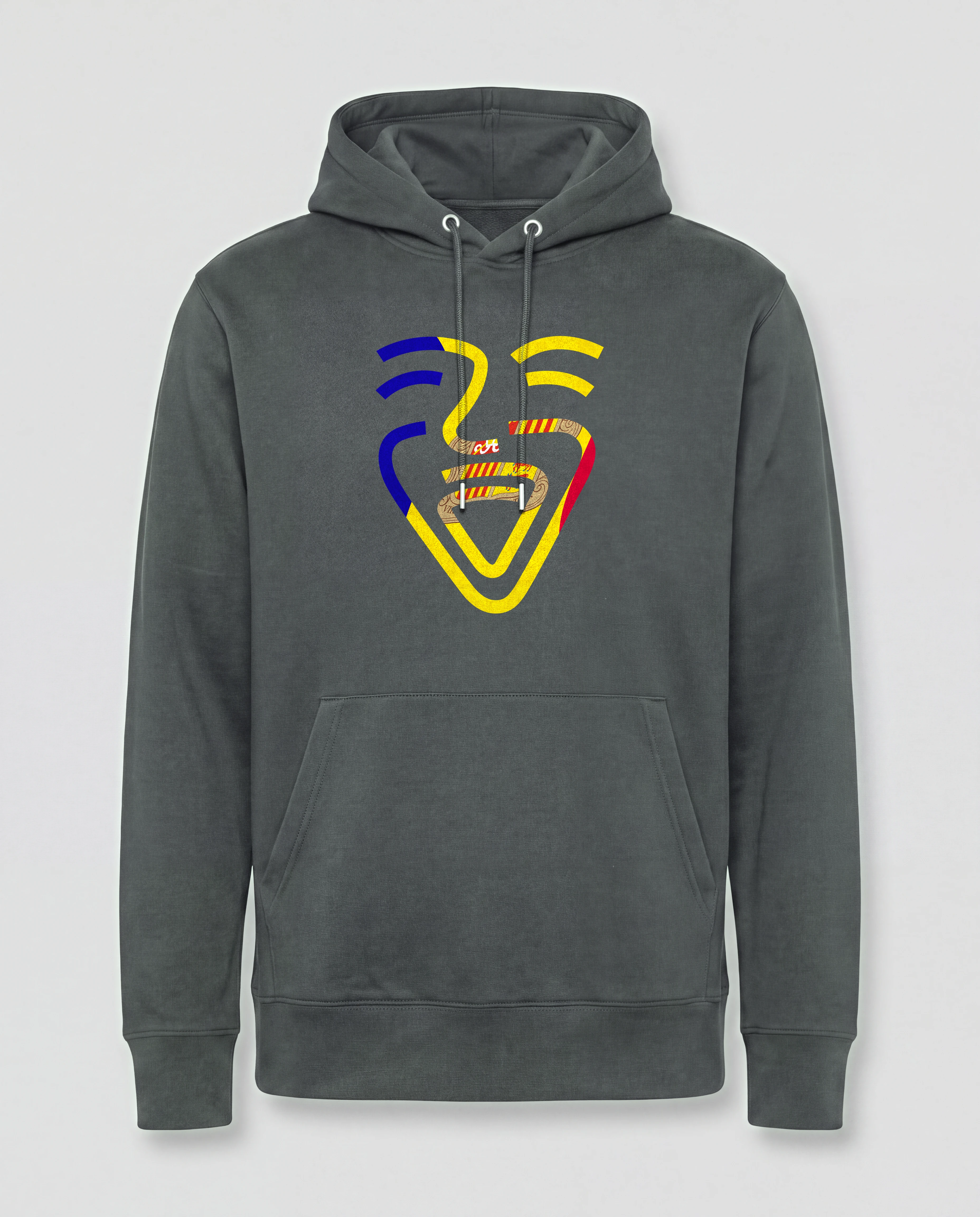 Andorra Hoodie in Anthracite, freihängend