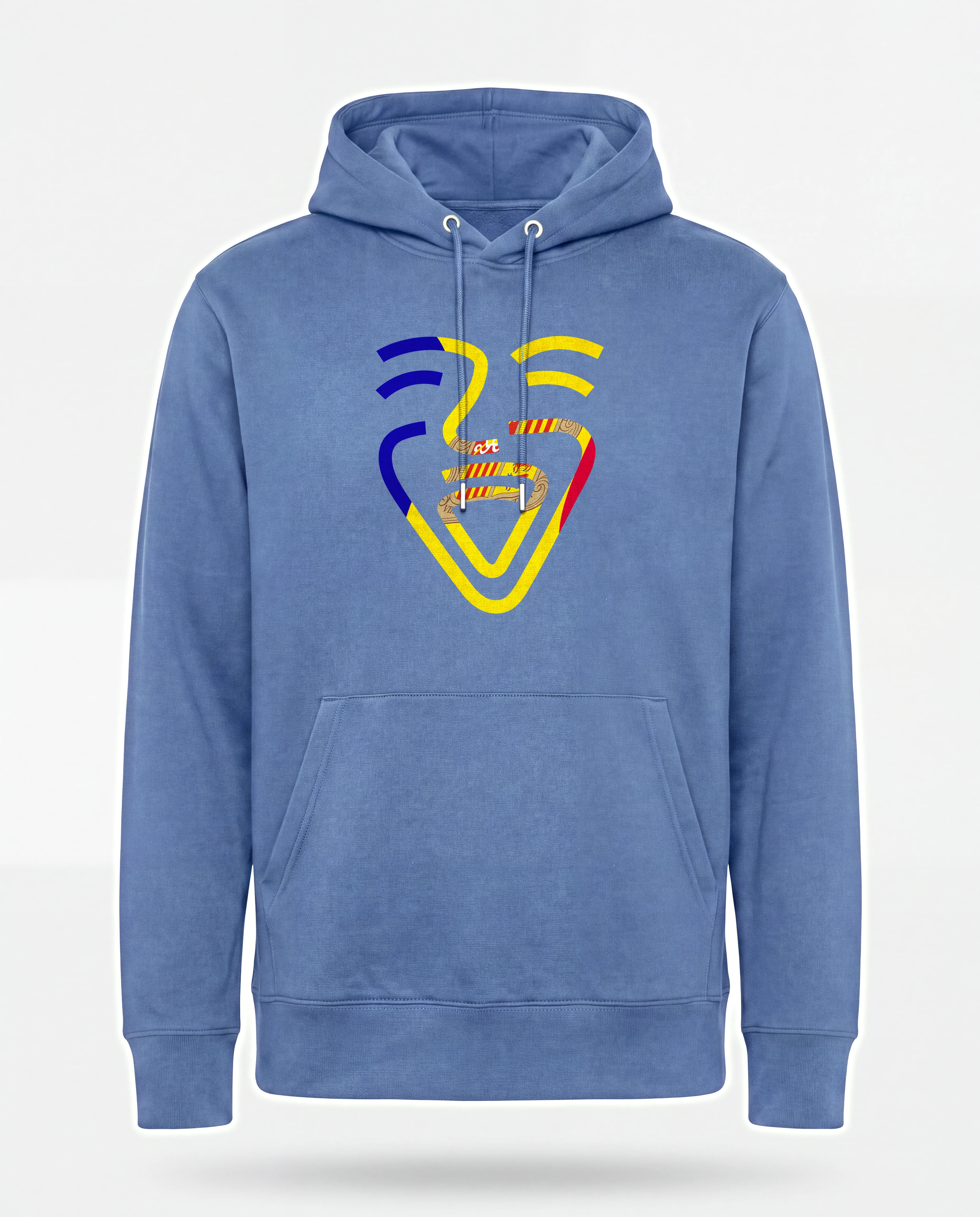 Andorra Hoodie in Bright Blue, freihängend