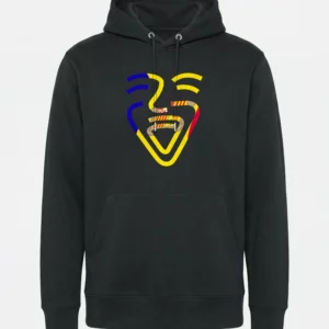 Andorra Hoodie in Schwarz, freihängend