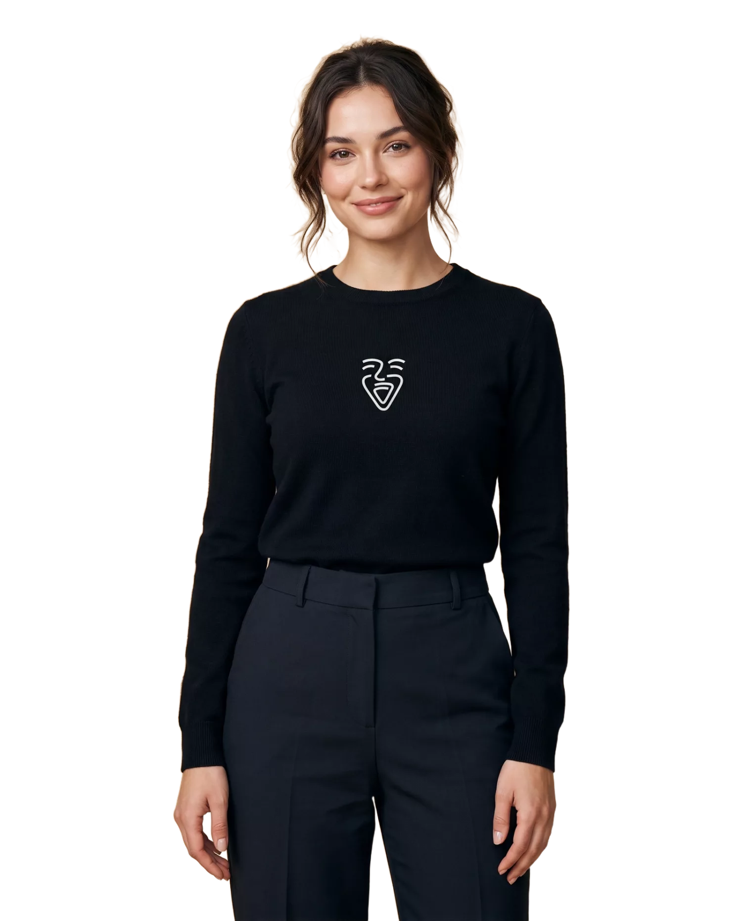 OneFam White Logo Sweater